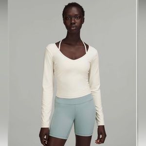 Lululemon Align Long Sleeve Shirt
White Opal Size 6 EUC